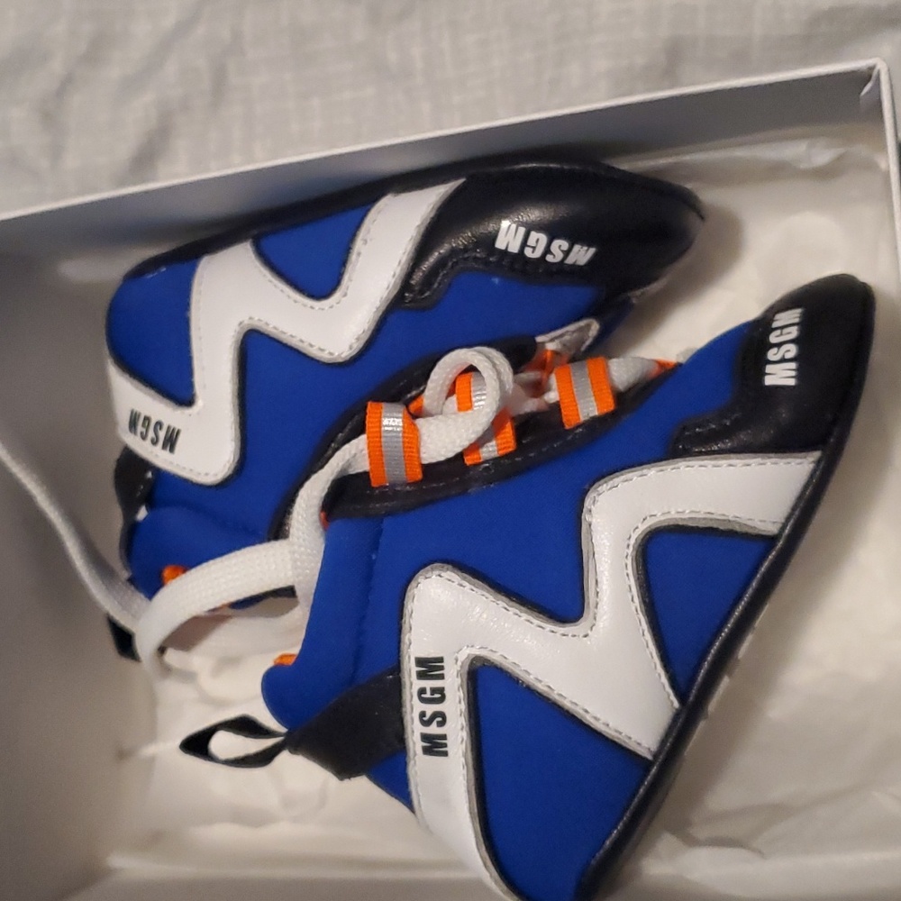 MSGM Blue Sneaker Size 17